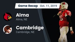 Recap: Alma  vs. Cambridge  2019