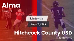 Matchup: Alma  vs. Hitchcock County USD  2020