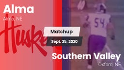 Matchup: Alma  vs. Southern Valley  2020