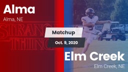 Matchup: Alma  vs. Elm Creek  2020