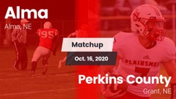 Matchup: Alma  vs. Perkins County  2020