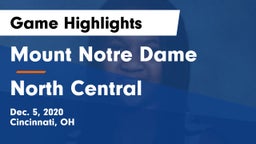 Mount Notre Dame  vs North Central  Game Highlights - Dec. 5, 2020