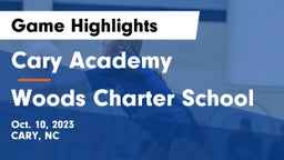 Cary Academy vs Woods Charter School Game Highlights - Oct. 10, 2023