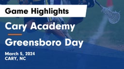 Cary Academy vs Greensboro Day  Game Highlights - March 5, 2024