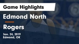 Edmond North  vs Rogers  Game Highlights - Jan. 24, 2019