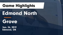 Edmond North  vs Grove  Game Highlights - Jan. 26, 2019