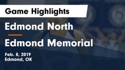 Edmond North  vs Edmond Memorial  Game Highlights - Feb. 8, 2019