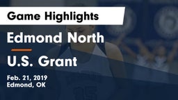 Edmond North  vs U.S. Grant  Game Highlights - Feb. 21, 2019