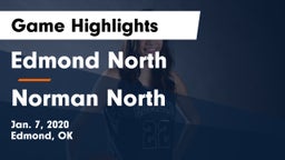 Edmond North  vs Norman North  Game Highlights - Jan. 7, 2020