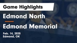 Edmond North  vs Edmond Memorial  Game Highlights - Feb. 14, 2020