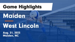 Maiden  vs West Lincoln Game Highlights - Aug. 31, 2023