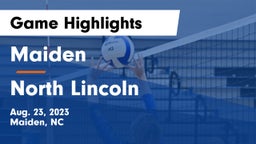 Maiden  vs North Lincoln  Game Highlights - Aug. 23, 2023