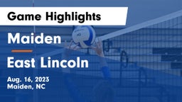 Maiden  vs East Lincoln  Game Highlights - Aug. 16, 2023