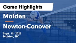Maiden  vs Newton-Conover  Game Highlights - Sept. 19, 2023
