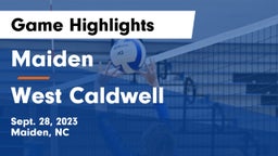 Maiden  vs West Caldwell Game Highlights - Sept. 28, 2023