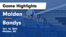 Maiden  vs Bandys  Game Highlights - Oct. 18, 2023