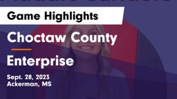 Choctaw County  vs Enterprise   Game Highlights - Sept. 28, 2023