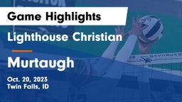 Lighthouse Christian  vs Murtaugh  Game Highlights - Oct. 20, 2023