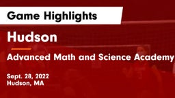 Hudson  vs Advanced Math and Science Academy Game Highlights - Sept. 28, 2022