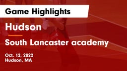Hudson  vs South Lancaster academy Game Highlights - Oct. 12, 2022