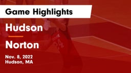 Hudson  vs Norton  Game Highlights - Nov. 8, 2022