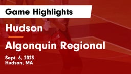 Hudson  vs Algonquin Regional  Game Highlights - Sept. 6, 2023