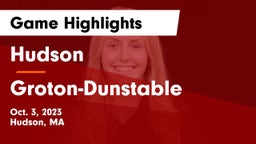 Hudson  vs Groton-Dunstable  Game Highlights - Oct. 3, 2023