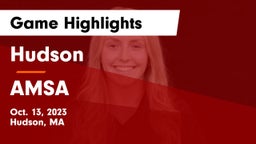 Hudson  vs AMSA Game Highlights - Oct. 13, 2023