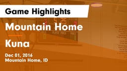 Mountain Home  vs Kuna  Game Highlights - Dec 01, 2016