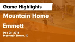 Mountain Home  vs Emmett  Game Highlights - Dec 08, 2016