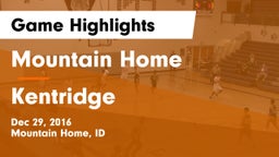 Mountain Home  vs Kentridge Game Highlights - Dec 29, 2016