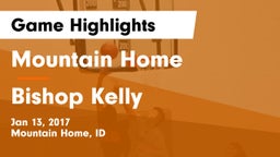 Mountain Home  vs Bishop Kelly  Game Highlights - Jan 13, 2017