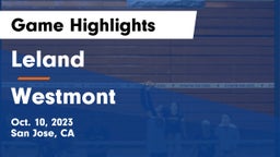 Leland  vs Westmont  Game Highlights - Oct. 10, 2023