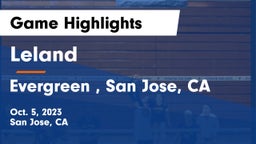 Leland  vs Evergreen , San Jose, CA Game Highlights - Oct. 5, 2023
