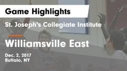 St. Joseph's Collegiate Institute vs Williamsville East  Game Highlights - Dec. 2, 2017