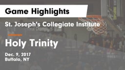 St. Joseph's Collegiate Institute vs Holy Trinity  Game Highlights - Dec. 9, 2017