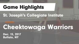 St. Joseph's Collegiate Institute vs Cheektowaga Warriors Game Highlights - Dec. 15, 2017
