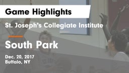 St. Joseph's Collegiate Institute vs South Park  Game Highlights - Dec. 20, 2017