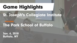 St. Joseph's Collegiate Institute vs The Park School of Buffalo Game Highlights - Jan. 6, 2018