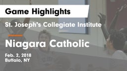 St. Joseph's Collegiate Institute vs Niagara Catholic Game Highlights - Feb. 2, 2018