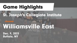 St. Joseph's Collegiate Institute vs Williamsville East  Game Highlights - Dec. 9, 2023