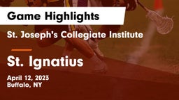St. Joseph's Collegiate Institute vs St. Ignatius  Game Highlights - April 12, 2023