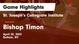 St. Joseph's Collegiate Institute vs Bishop Timon Game Highlights - April 25, 2023