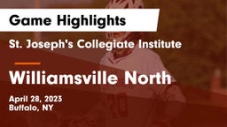 St. Joseph's Collegiate Institute vs Williamsville North  Game Highlights - April 28, 2023