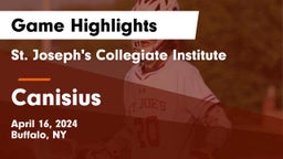 St. Joseph's Collegiate Institute vs Canisius  Game Highlights - April 16, 2024