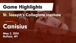 St. Joseph's Collegiate Institute vs Canisius  Game Highlights - May 2, 2024