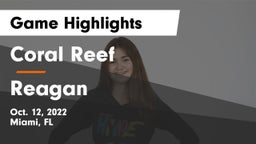 Coral Reef  vs Reagan  Game Highlights - Oct. 12, 2022