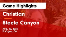 Christian  vs Steele Canyon Game Highlights - Aug. 10, 2023