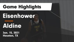 Eisenhower  vs Aldine  Game Highlights - Jan. 15, 2021