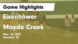 Eisenhower  vs Mayde Creek  Game Highlights - Nov. 14, 2023